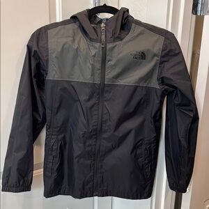 The North Face Youth Black and Gray Jacket